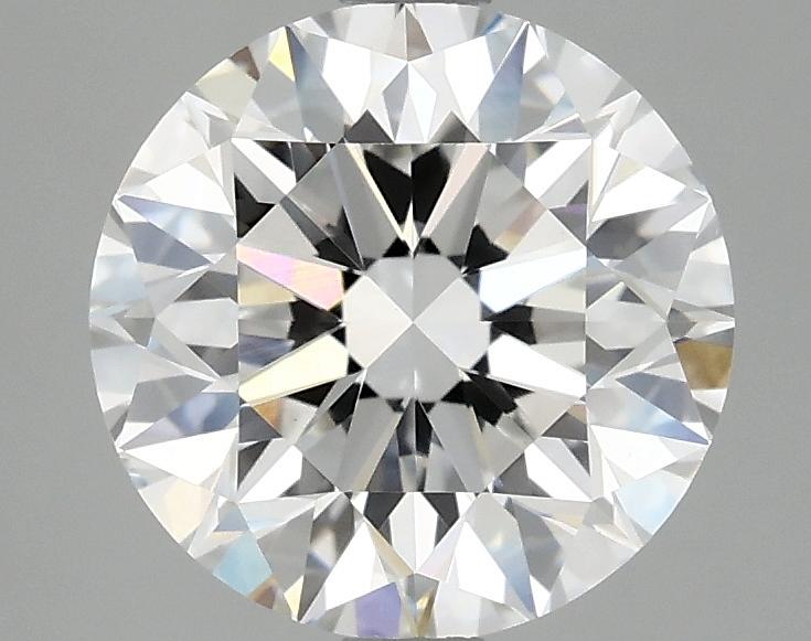 2.56 Carat Round Shaped Excellent Cut VVS2 IGI Certified Lab Grown Diamond