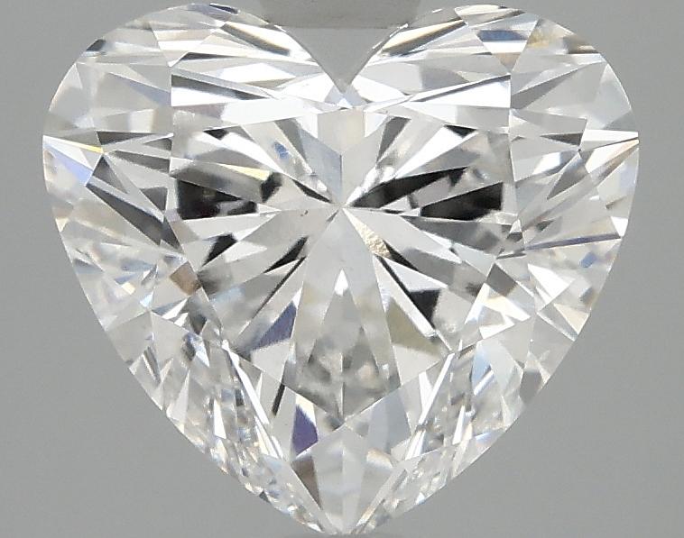 3.09 Carat Heart Shaped Ideal Cut VS2 IGI Certified Lab Grown Diamond