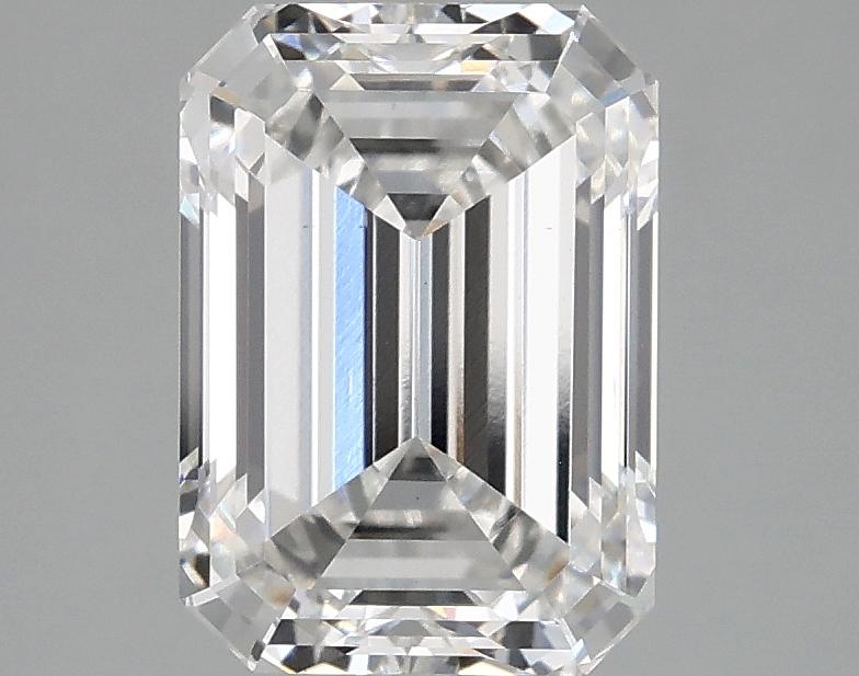 2.54 Carat Emerald Shaped Ideal Cut VS2 IGI Certified Lab Grown Diamond