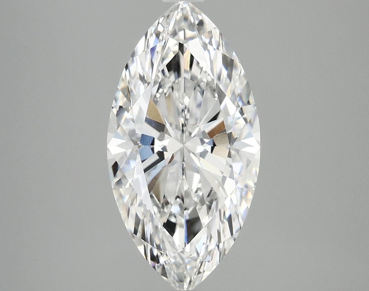 3.09 Carat Marquise Shaped Ideal Cut VVS2 IGI Certified Lab Grown Diamond
