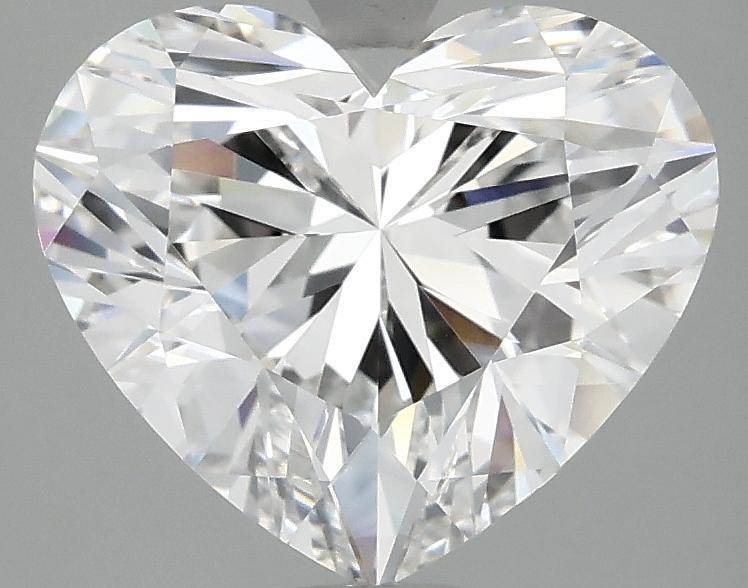 3.1 Carat Heart Shaped Ideal Cut VVS2 IGI Certified Lab Grown Diamond