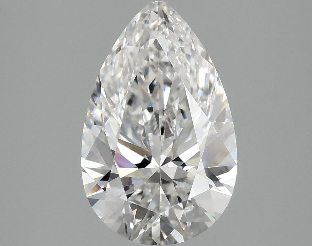 2.04 Carat Pear Shaped Ideal Cut VVS2 IGI Certified Lab Grown Diamond