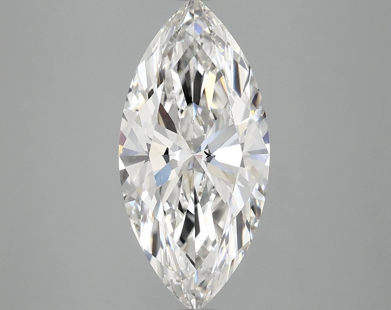 3.02 Carat Marquise Shaped Excellent Cut VS1 IGI Certified Lab Grown Diamond