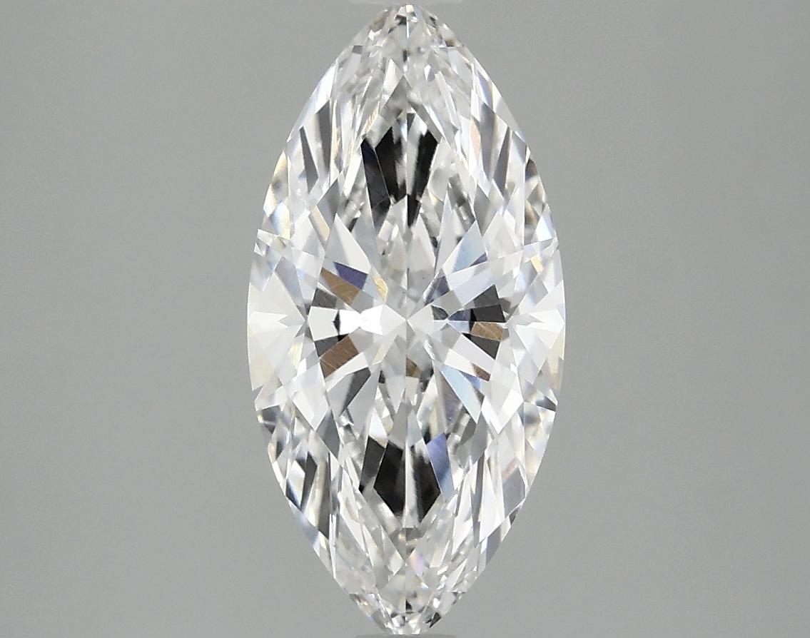 2.1 Carat Marquise Shaped Ideal Cut VVS2 IGI Certified Lab Grown Diamond