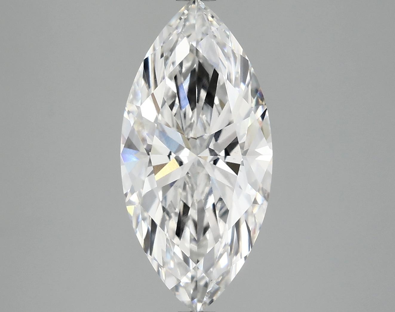 2.98 Carat Marquise Shaped Excellent Cut VS1 IGI Certified Lab Grown Diamond