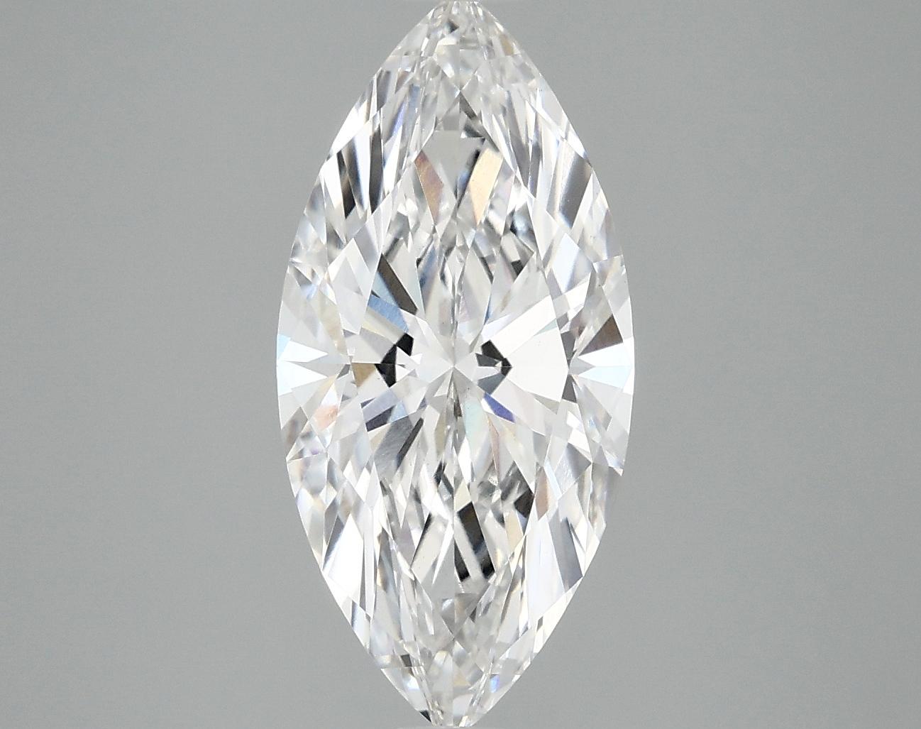 3.08 Carat Marquise Shaped Excellent Cut VS1 IGI Certified Lab Grown Diamond