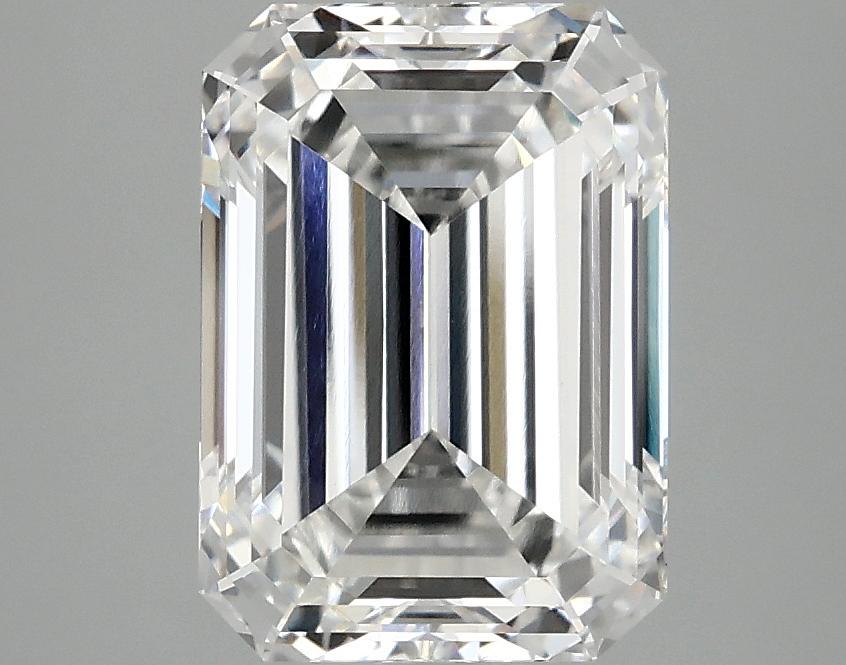 3.08 Carat Emerald Shaped Ideal Cut VVS2 IGI Certified Lab Grown Diamond