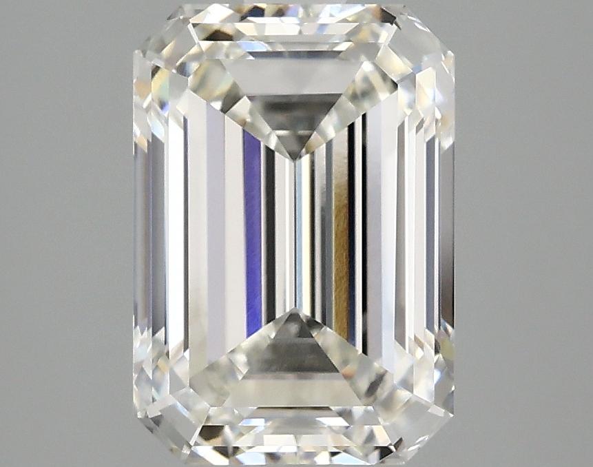 3.02 Carat Emerald Shaped Ideal Cut VVS2 IGI Certified Lab Grown Diamond
