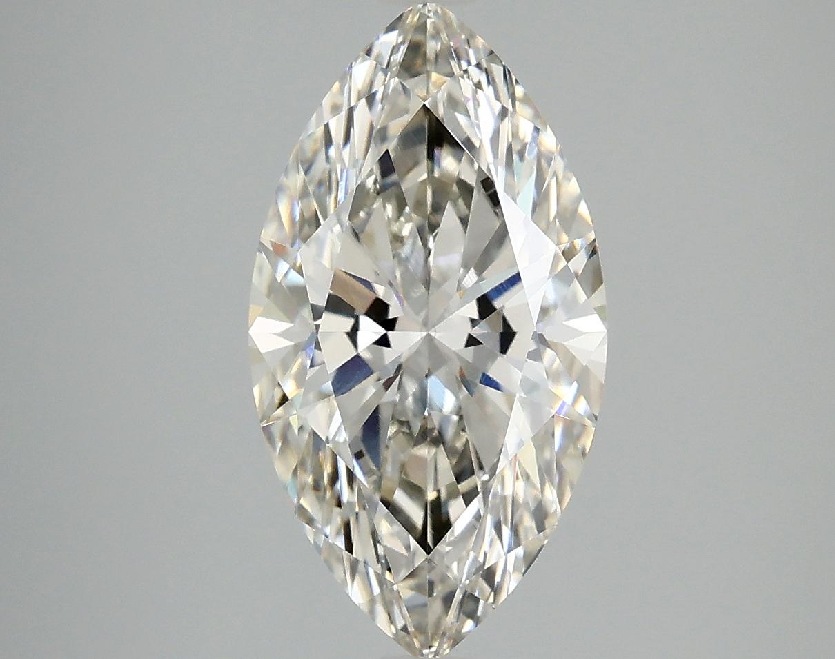 3.1 Carat Marquise Shaped Excellent Cut VVS2 IGI Certified Lab Grown Diamond
