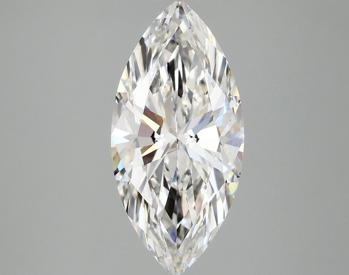 2.98 Carat Marquise Shaped Excellent Cut VS2 IGI Certified Lab Grown Diamond