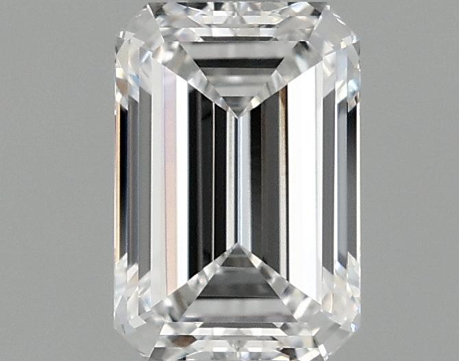 0.98 Carat Emerald Shaped Ideal Cut VVS2 IGI Certified Lab Grown Diamond