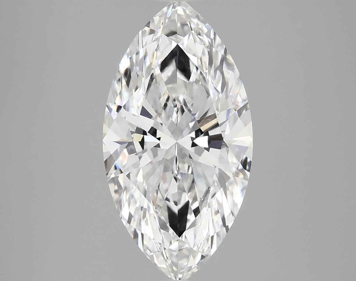 3.01 Carat Marquise Shaped Excellent Cut VVS2 IGI Certified Lab Grown Diamond