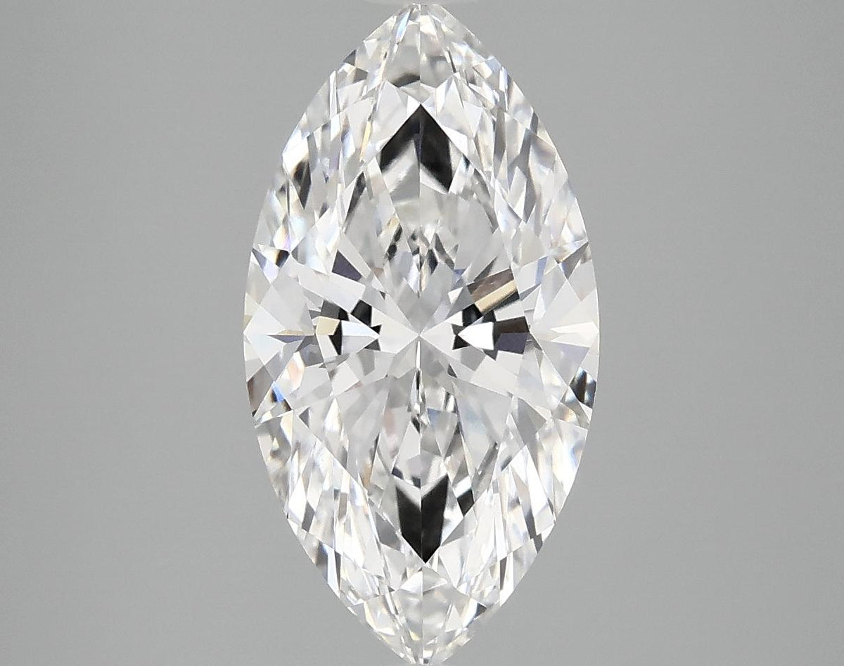 3.01 Carat Marquise Shaped Excellent Cut VVS2 IGI Certified Lab Grown Diamond
