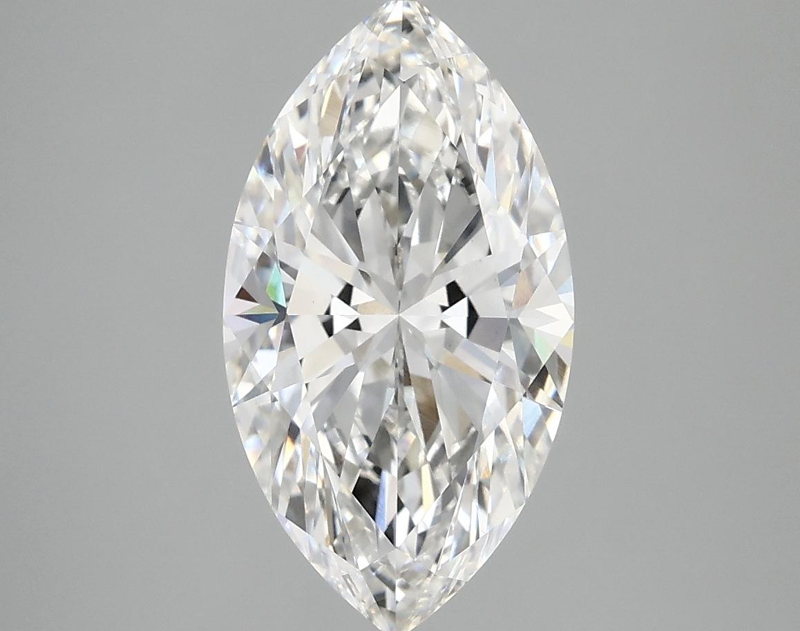 3.01 Carat Marquise Shaped Excellent Cut VVS2 IGI Certified Lab Grown Diamond