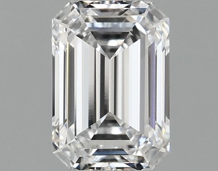 1.08 Carat Emerald Shaped Ideal Cut VVS2 IGI Certified Lab Grown Diamond