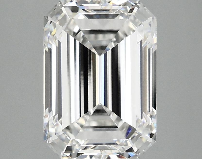 3.03 Carat Emerald Shaped Ideal Cut VVS2 IGI Certified Lab Grown Diamond