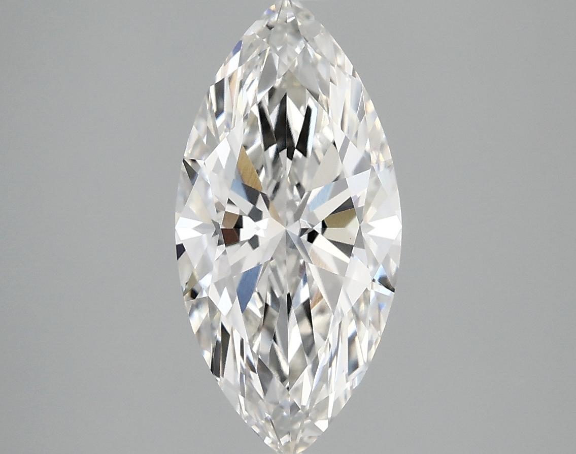 2.07 Carat Marquise Shaped Excellent Cut VVS2 IGI Certified Lab Grown Diamond