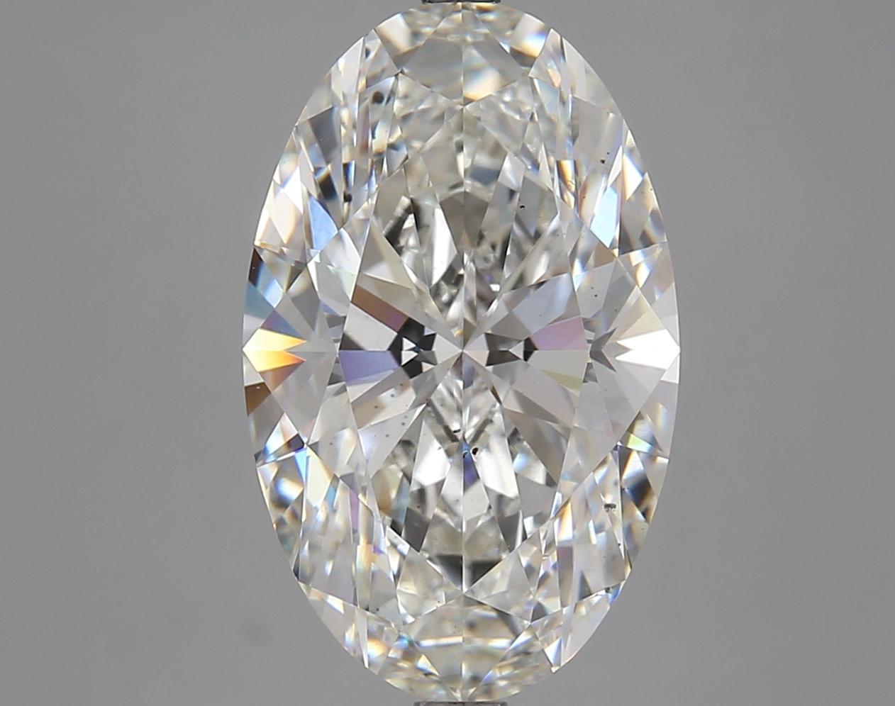 6.02 Carat Oval Shaped Excellent Cut SI1 IGI Certified Lab Grown Diamond