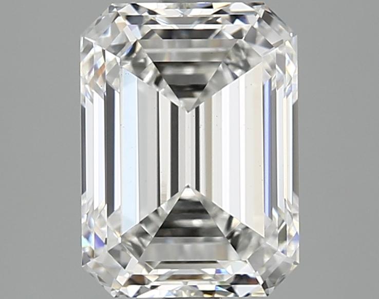 3.08 Carat Emerald Shaped Excellent Cut VS1 IGI Certified Lab Grown Diamond