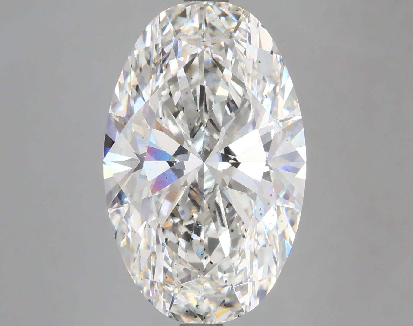 6.18 Carat Oval Shaped Excellent Cut SI1 IGI Certified Lab Grown Diamond