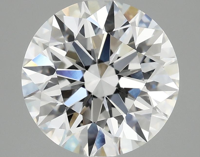 3.08 Carat Round Shaped Excellent Cut VVS2 IGI Certified Lab Grown Diamond