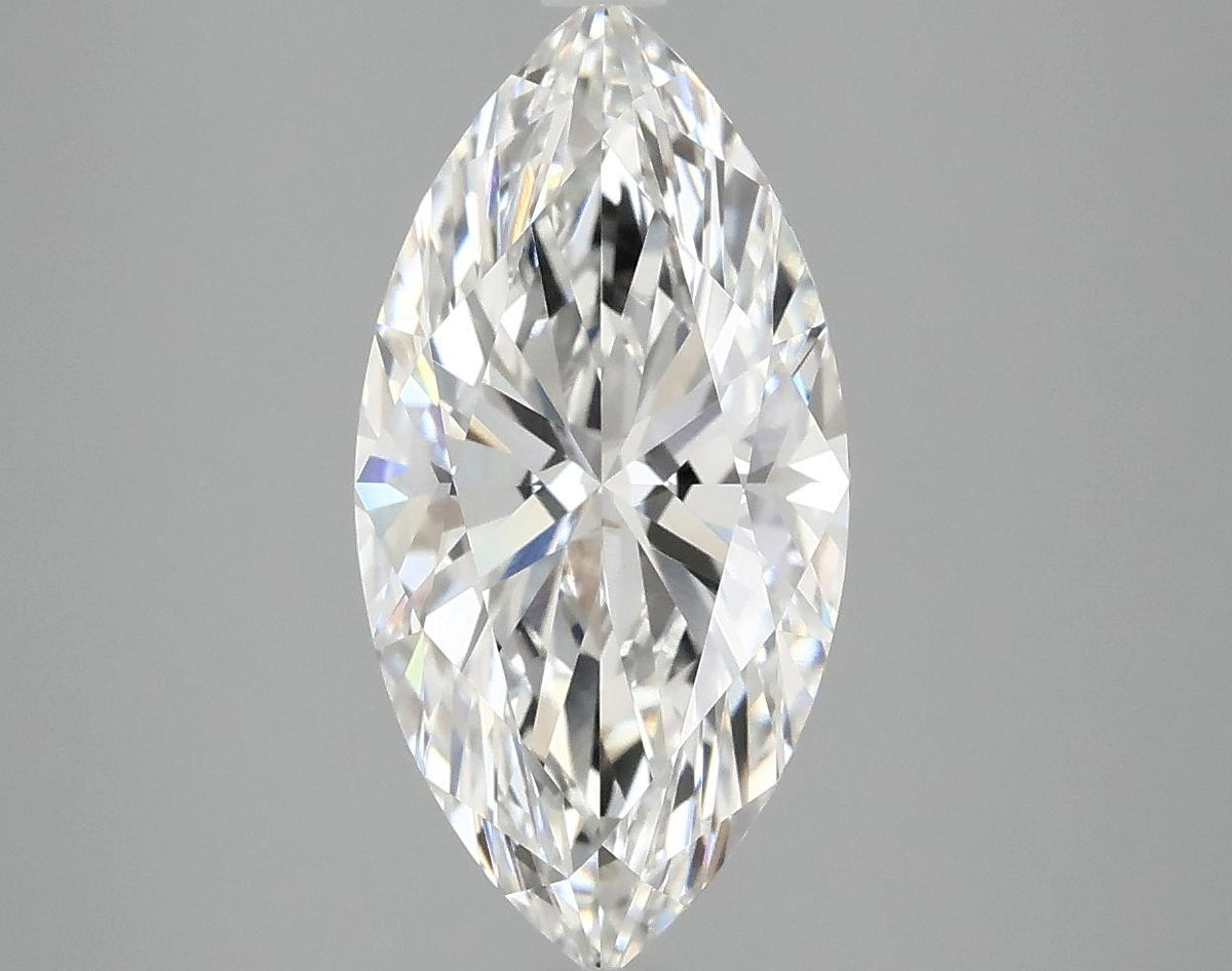 3.02 Carat Marquise Shaped Ideal Cut VVS2 IGI Certified Lab Grown Diamond