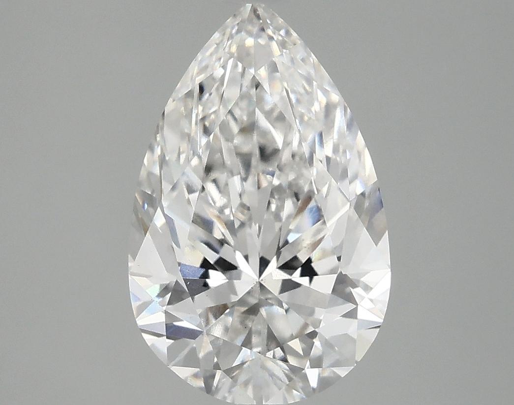 3.03 Carat Pear Shaped Ideal Cut VS2 IGI Certified Lab Grown Diamond
