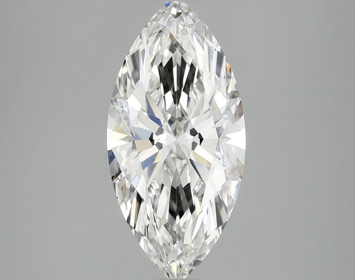 2.1 Carat Marquise Shaped Excellent Cut VVS2 IGI Certified Lab Grown Diamond