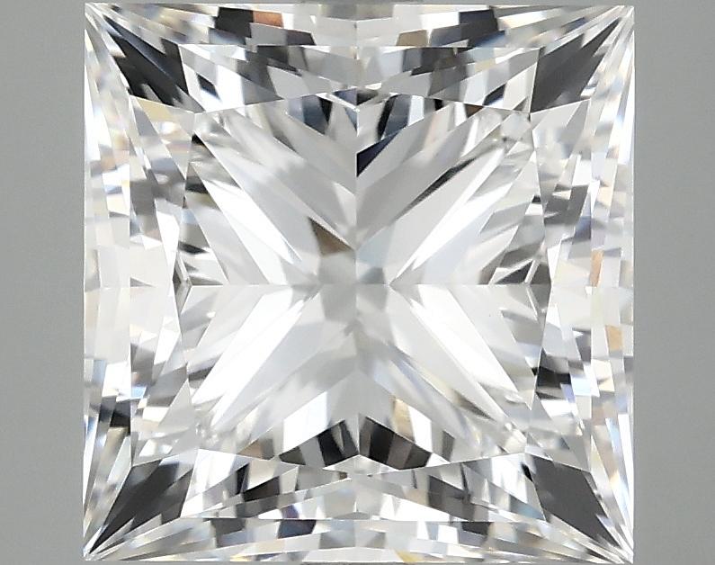 5.08 Carat Princess Shaped Ideal Cut VVS2 IGI Certified Lab Grown Diamond