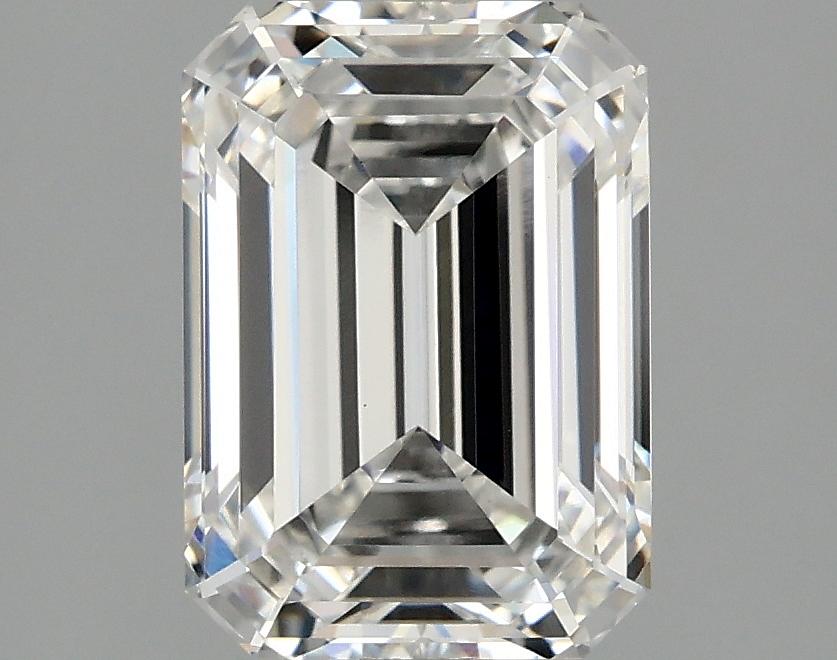 2.1 Carat Emerald Shaped Ideal Cut VVS2 IGI Certified Lab Grown Diamond