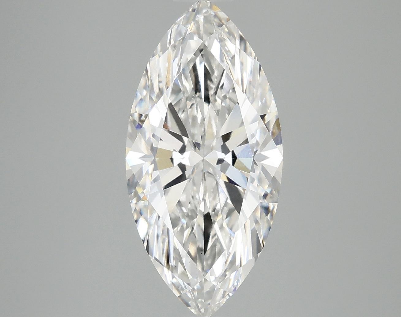 3.07 Carat Marquise Shaped Excellent Cut VS1 IGI Certified Lab Grown Diamond