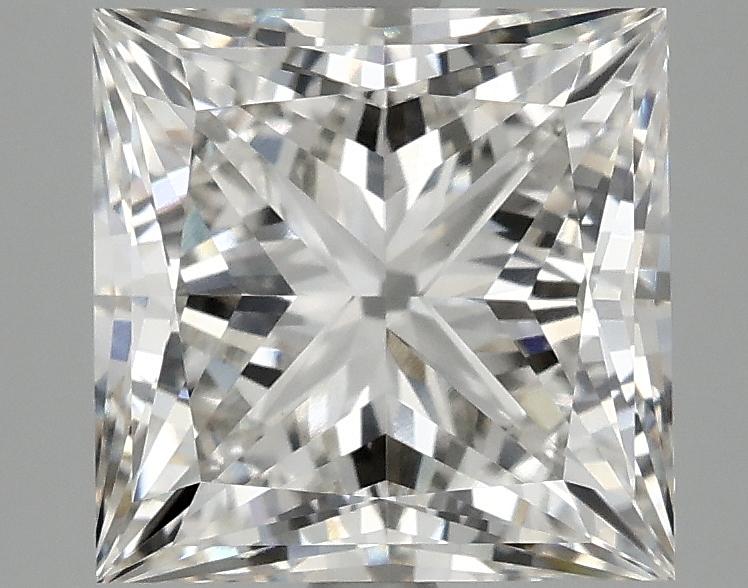 3.88 Carat Princess Shaped Ideal Cut VVS2 IGI Certified Lab Grown Diamond