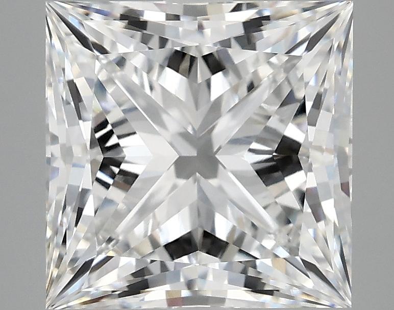 4.26 Carat Princess Shaped Ideal Cut VVS2 IGI Certified Lab Grown Diamond