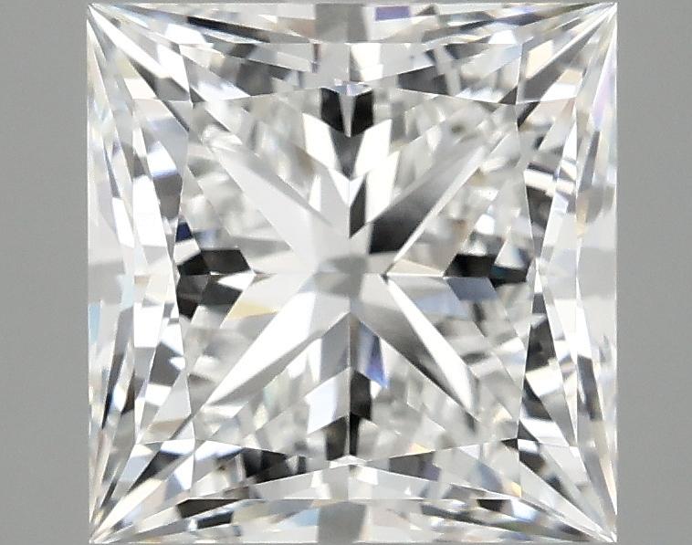 4.19 Carat Princess Shaped Ideal Cut VVS2 IGI Certified Lab Grown Diamond