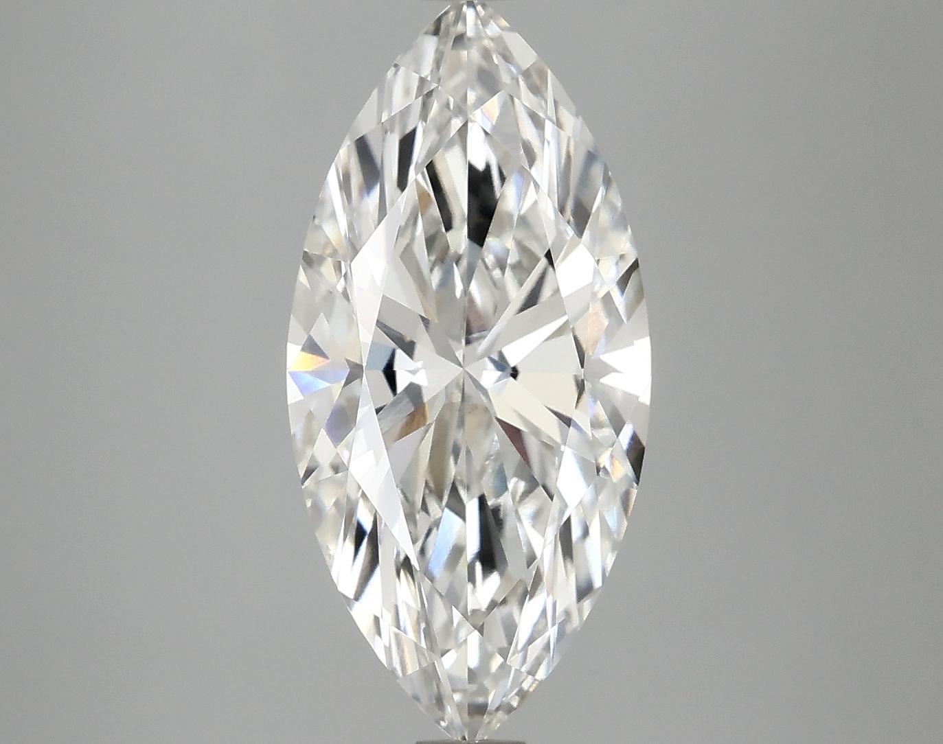 3.57 Carat Marquise Shaped Excellent Cut VS1 IGI Certified Lab Grown Diamond