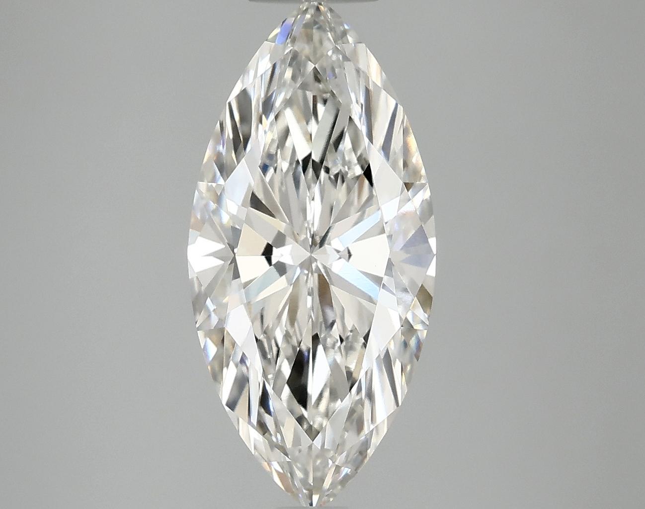 3.0 Carat Marquise Shaped Excellent Cut VVS2 IGI Certified Lab Grown Diamond
