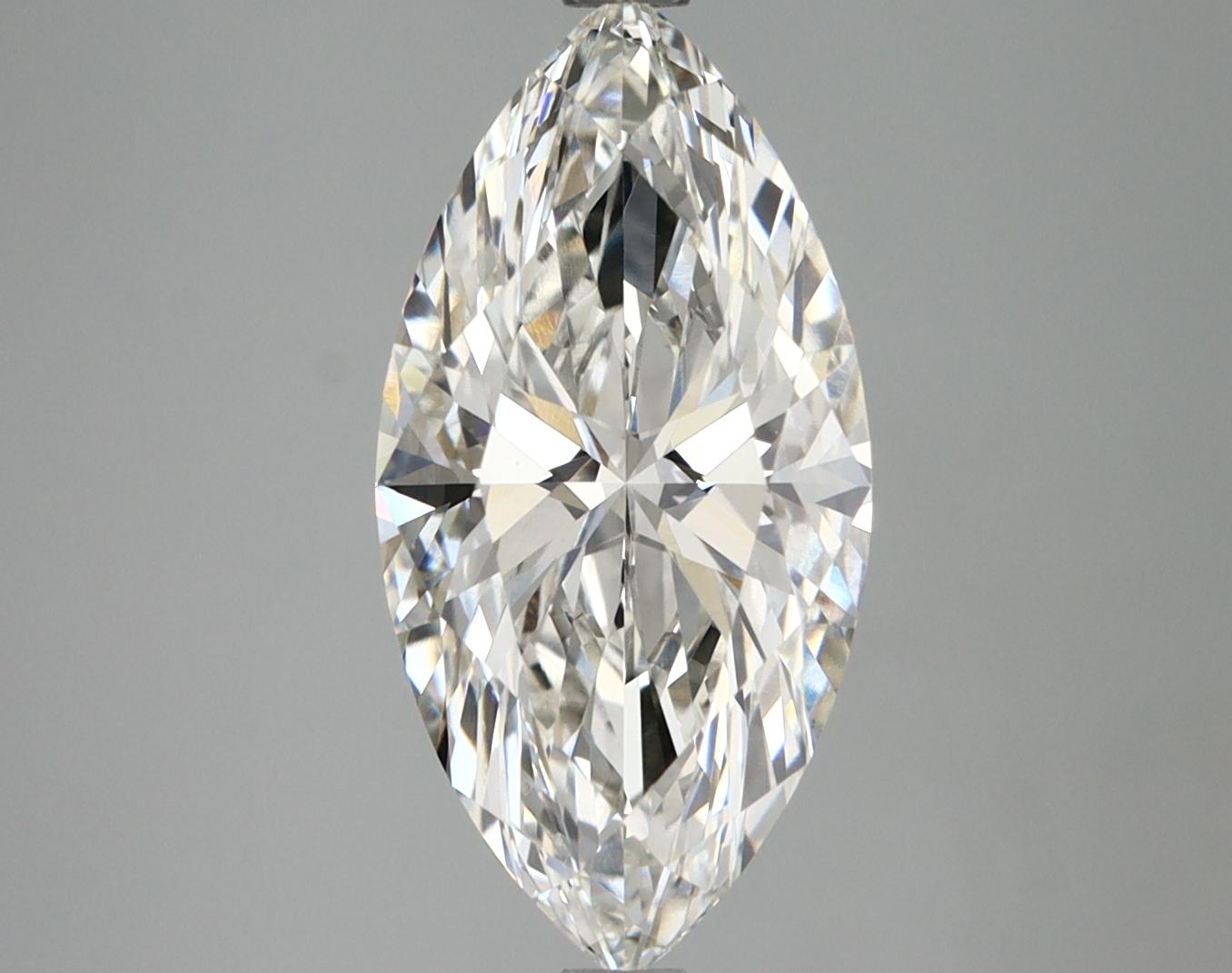 3.05 Carat Marquise Shaped Ideal Cut VS1 IGI Certified Lab Grown Diamond
