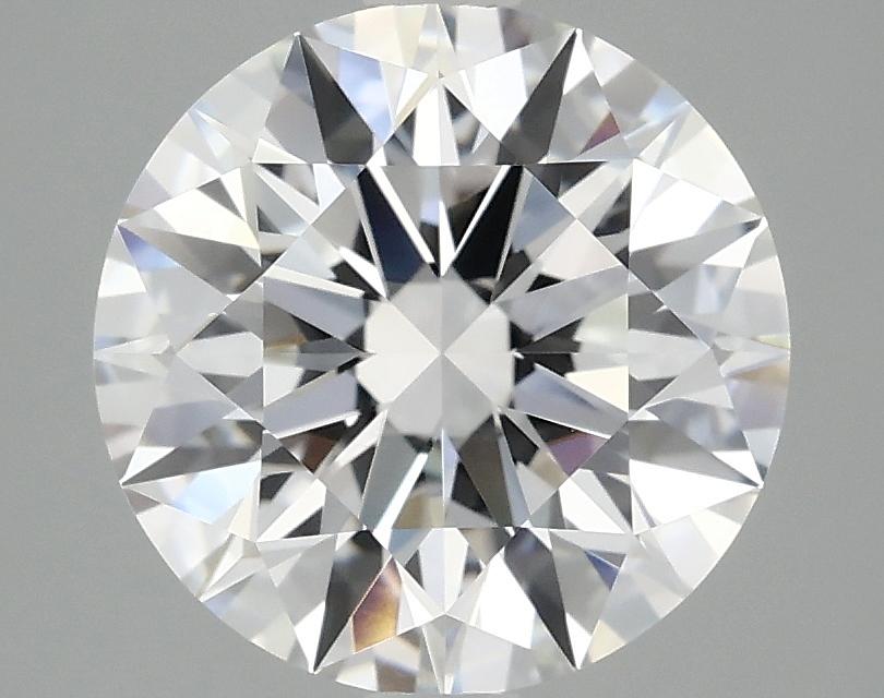 3.08 Carat Round Shaped Ideal Cut VVS2 IGI Certified Lab Grown Diamond