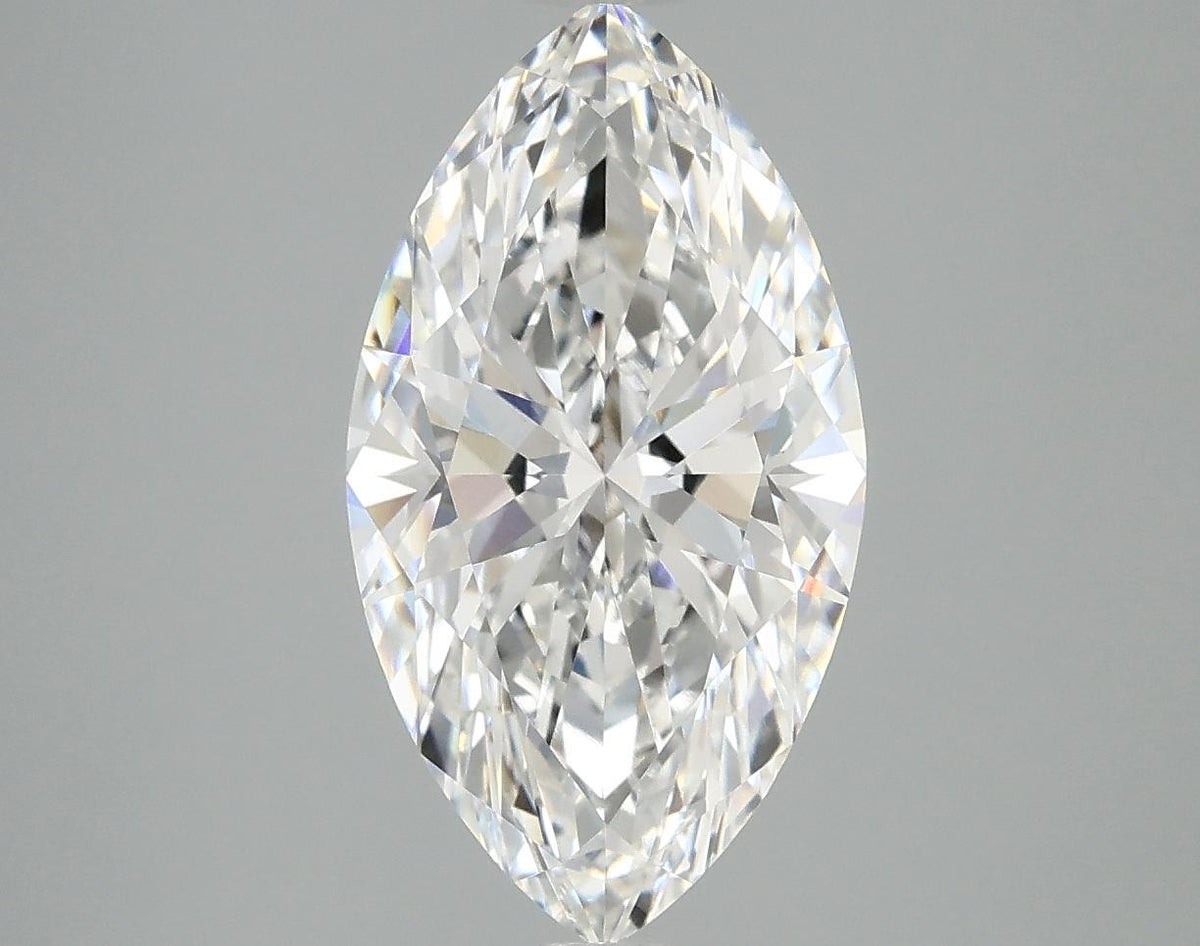 3.1 Carat Marquise Shaped Excellent Cut VVS2 IGI Certified Lab Grown Diamond