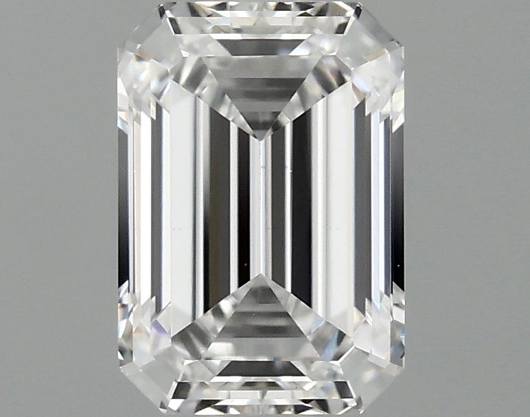 0.97 Carat Emerald Shaped Ideal Cut VVS2 IGI Certified Lab Grown Diamond