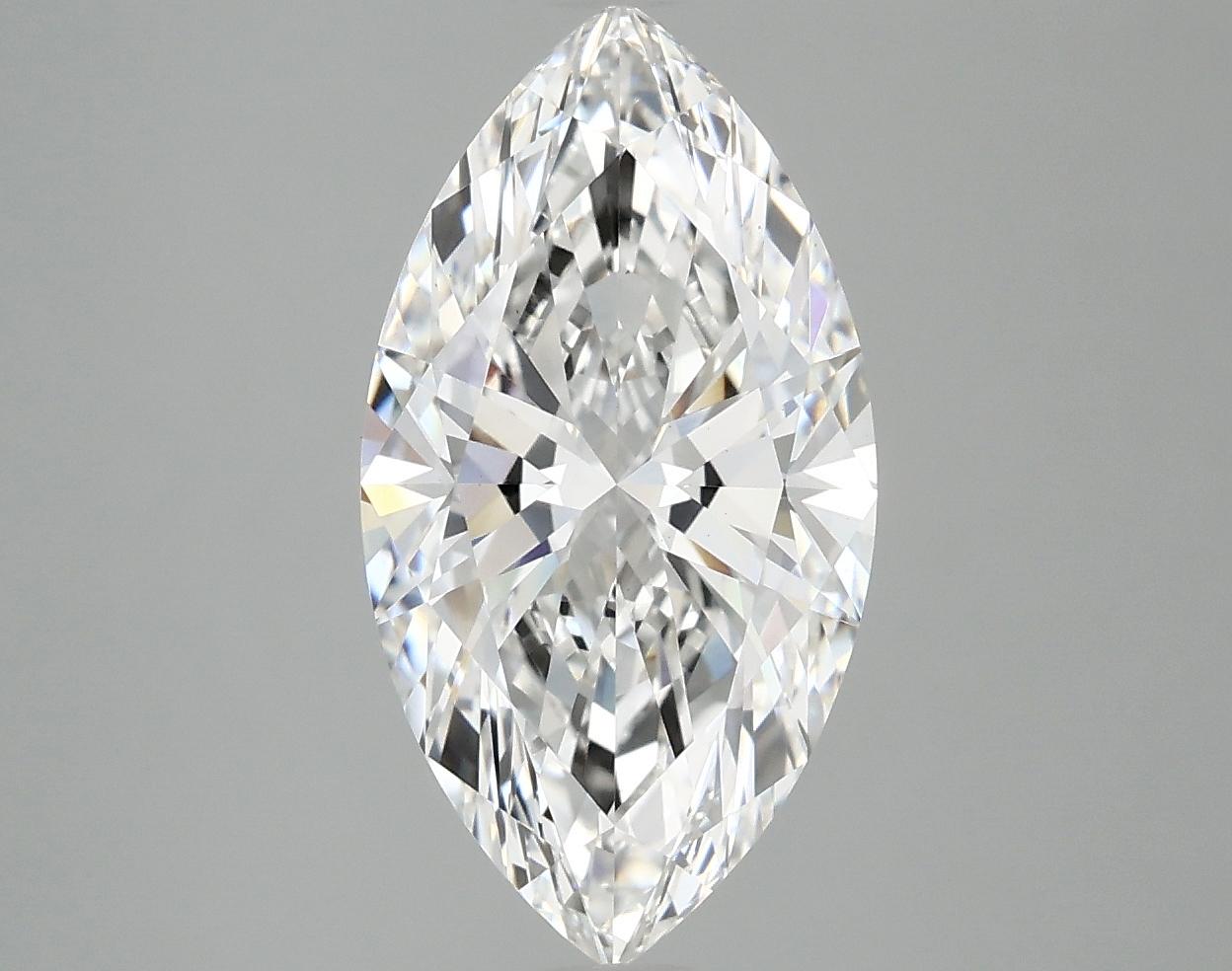 2.97 Carat Marquise Shaped Excellent Cut VS1 IGI Certified Lab Grown Diamond