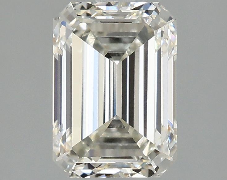 2.1 Carat Emerald Shaped Ideal Cut VVS2 IGI Certified Lab Grown Diamond