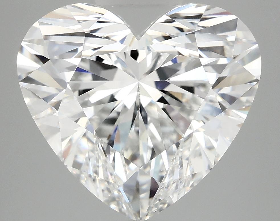 6.05 Carat Heart Shaped Ideal Cut VVS2 IGI Certified Lab Grown Diamond