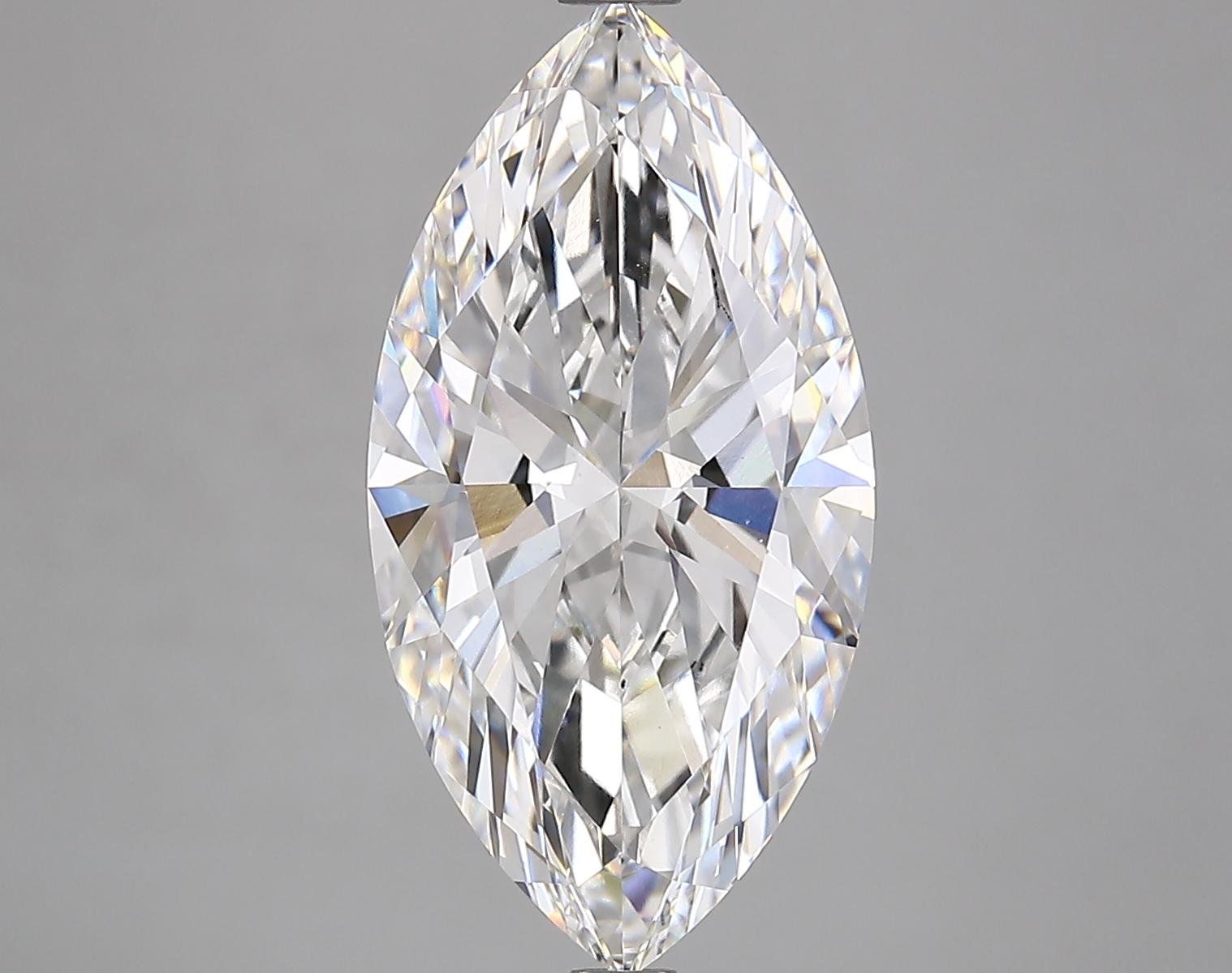 4.9 Carat Marquise Shaped Ideal Cut VVS2 IGI Certified Lab Grown Diamond