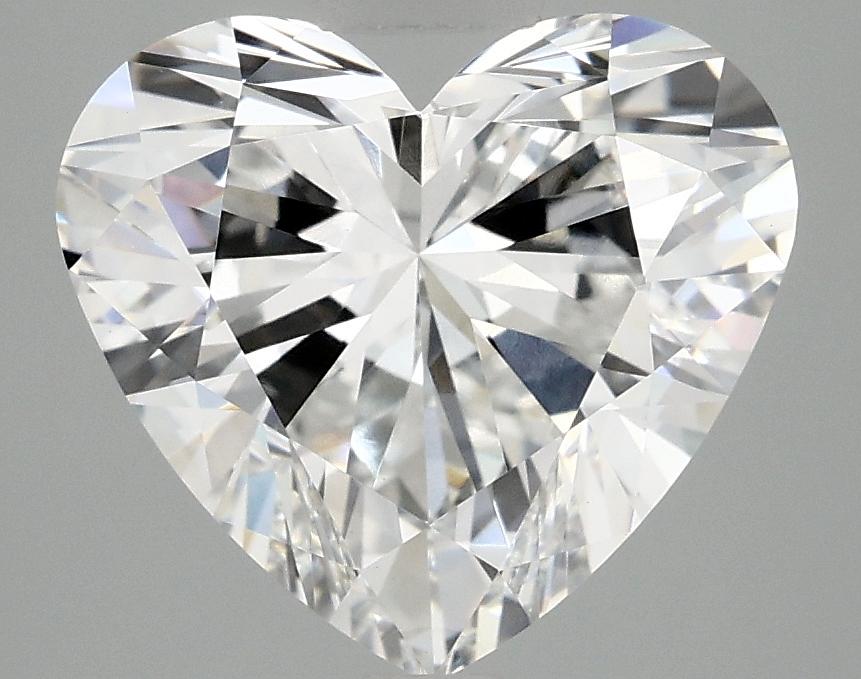 3.9 Carat Heart Shaped Ideal Cut VVS2 IGI Certified Lab Grown Diamond