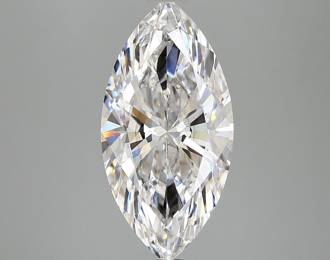 3.04 Carat Marquise Shaped Ideal Cut SI1 IGI Certified Lab Grown Diamond