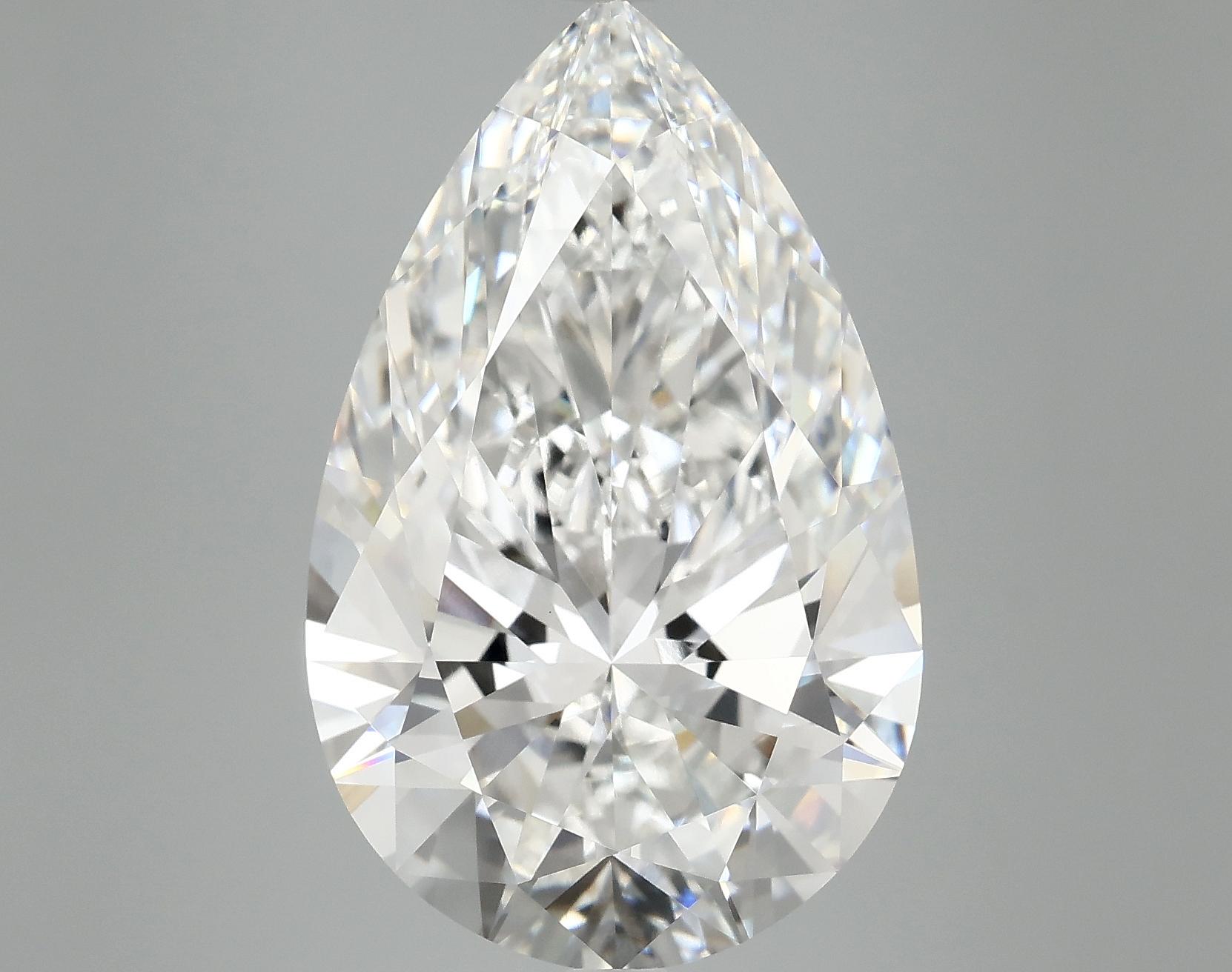 10.49 Carat Pear Shaped Ideal Cut VVS2 IGI Certified Lab Grown Diamond