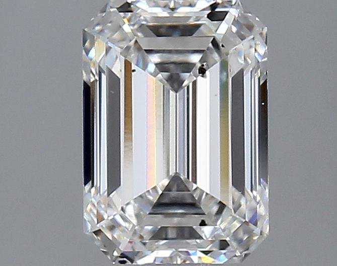 2.03 Carat Emerald Shaped Ideal Cut SI1 IGI Certified Lab Grown Diamond