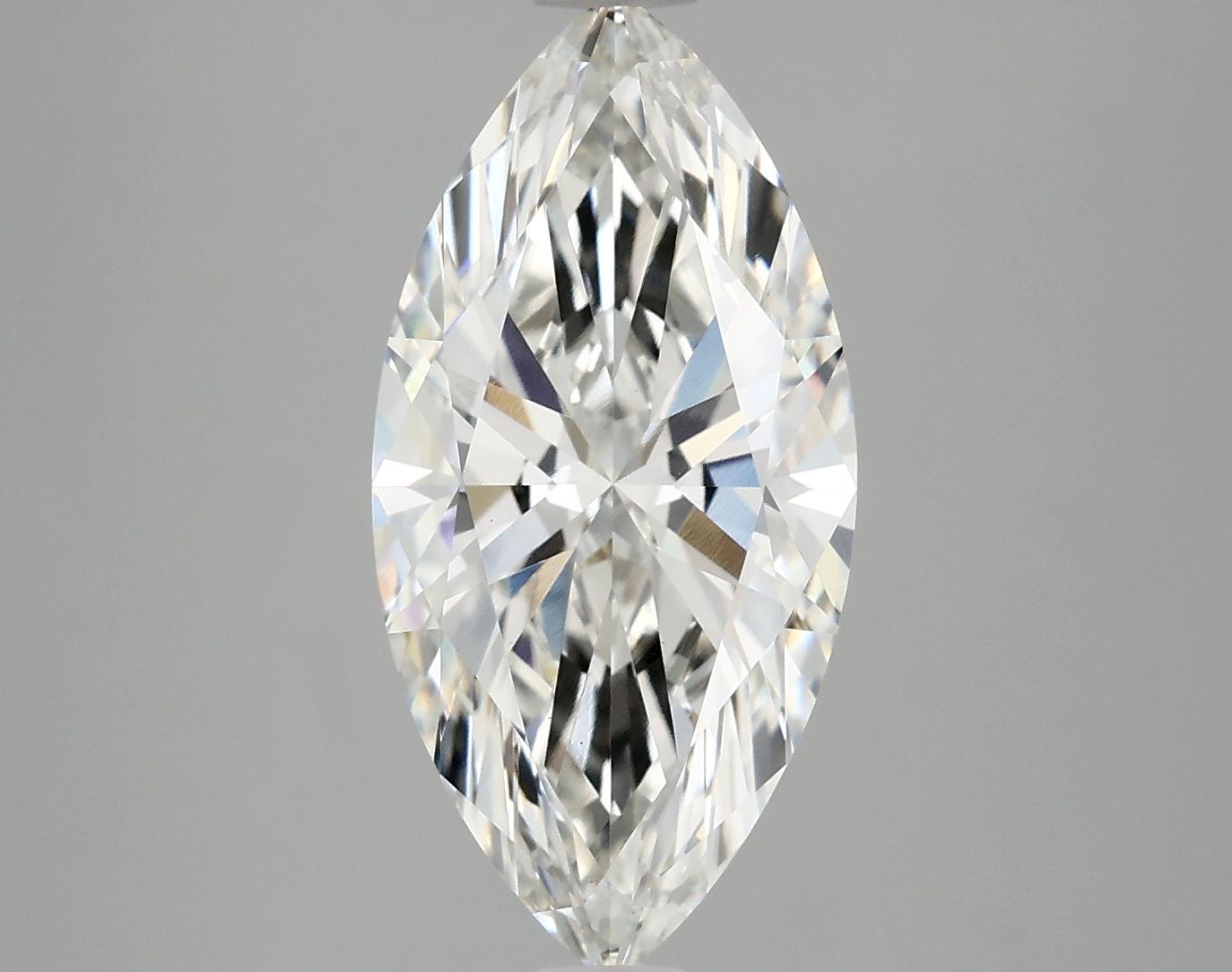 3.02 Carat Marquise Shaped Ideal Cut VS1 IGI Certified Lab Grown Diamond