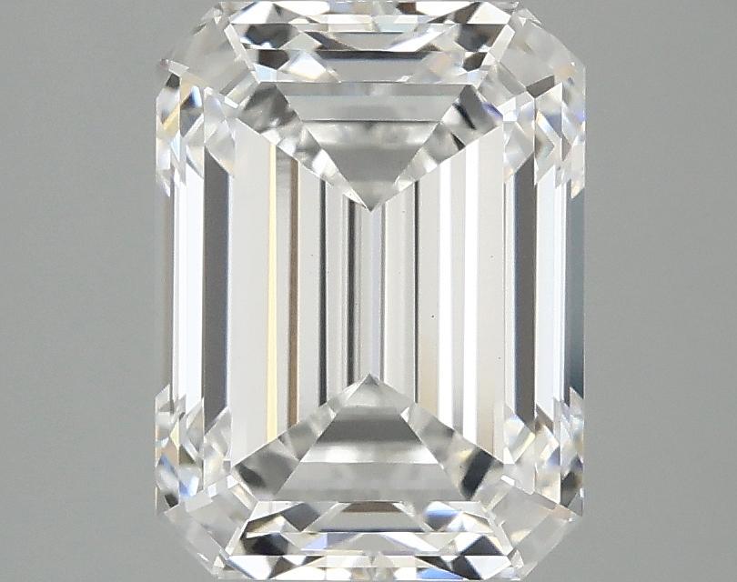 3.06 Carat Emerald Shaped Excellent Cut VVS2 IGI Certified Lab Grown Diamond